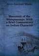 Massasoit of the Wampanoags: With a Brief Commentary on Indian Character ., Alvin Gardner Weeks 