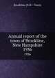 Annual report of the town of Brookline, New Hampshire. 1936, Brookline (N.H. : Town) 