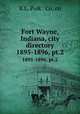 Fort Wayne, Indiana, city directory. 1895-1896, pt.2, R.L. Polk & Co. cn 