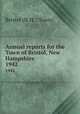 Annual reports for the Town of Bristol, New Hampshire. 1942, Bristol (N.H. : Town) 