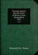 Annual reports for the Town of Bristol, New Hampshire. 1931, Bristol (N.H. : Town) 
