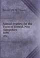 Annual reports for the Town of Bristol, New Hampshire. 1896, Bristol (N.H. : Town) 