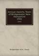 Annual reports, Town of Bridgewater, New Hampshire. 1941, Bridgewater (N.H. : Town) 