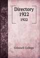 Directory. 1922, Grinnell College 