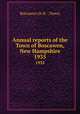 Annual reports of the Town of Boscawen, New Hampshire. 1935, Boscawen (N.H. : Town) 