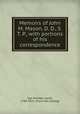 Memoirs of John M. Mason, D. D., S. T. P., with portions of his correspondence, Van Vechten, Jacob, 1788-1871. [from old catalog] 