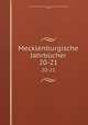 Mecklenburgische Jahrbcher. 20-21, Verein fur Mecklenburgische Geschichte und Alterthumskunde 