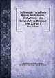 Bulletin de l`Acadmie Royale des Sciences, des Lettres et des Beaux-Arts de Belgique. Tom 22 Part 1, 