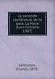 La seconde conference de la paix, La Haye (Juin-Octobre 1907), Ernest Lemonon 