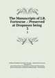 The Manuscripts of J.B. Fortescue .: Preserved at Dropmore being .. 3, William Wyndham Grenville Grenville , John Bevill Fortescue , Thomas Pitt, Great Britain Royal Commission on Historical Manuscripts, Royal Commission on Historical Manuscripts, Great Britain 
