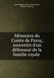 Memoires du Comte de Paroy, souvenirs d