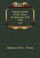 Annual report of the Town of Atkinson, N.H.. 1928, Atkinson (N.H. : Town) 