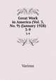 Great Work in America (Vol. 3, No. 9) (January 1928). 3-9, Various 