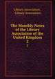 The Monthly Notes of the Library Association of the United Kingdom. 2, Library Association , Library Association 