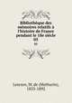 Bibliotheque des memoires relatifs a l