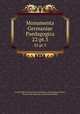 Monumenta Germaniae Paedagogica. 22:pt.3, Gesellschaft fur Deutsche Erziehungs-und Schulgeschichte 