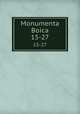 Monumenta Boica. 15-27, 