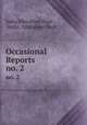Occasional Reports. no. 2, India Education Dept , India, Education Dept 