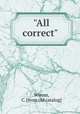 "All correct", Winter, C. [from old catalog] 