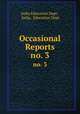 Occasional Reports. no. 3, India Education Dept , India, Education Dept 