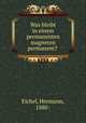Was bleibt in einem permanenten magneten permanent?, Eichel, Hermann, 1880- 