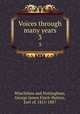 Voices through many years. 3, Winchilsea and Nottingham, George James Finch-Hatton, Earl of, 1815-1887 