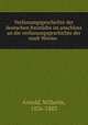 Verfassungsgeschichte der deutschen freistadte im anschluss an die verfassungsgeschichte der stadt Worms., Arnold, Wilhelm, 1826-1883 