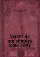 Versos de um simples 1886-1891, Sebastiao Guimaraes Passos 