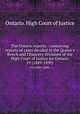 The Ontario reports : containing reports of cases decided in the Queen`s Bench and Chancery Divisions of the High Court of Justice for Ontario. 19 (1889-1890), Ontario. High Court of Justice 