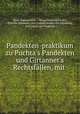Pandekten-praktikum zu Puchta