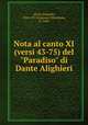 Nota al canto XI (versi 43-75) del "Paradiso" di Dante Alighieri, Alvisi, Edoardo, 1850-1915,Joannes Parmensis, d. 1289 