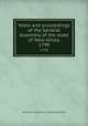 Votes and proceedings of the General Assembly of the state of New-Jersey. 1798, New Jersey. Legislature. General Assembly 
