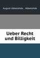 Ueber Recht und Billigkeit, August Ubbelohde , Abbelohde 