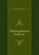 Philosophische aufsa?ze, Johann Georg Muller 