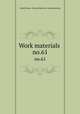 Work materials .. no.61, United States. National Recovery Administration 