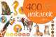 400 наклеек "Живая природа" (оранжевая), 