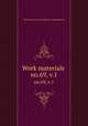Work materials .. no.69, v.1, United States. National Recovery Administration 