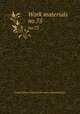 Work materials .. no.75, United States. National Recovery Administration 