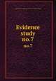 Evidence study. no.7, United States. National Recovery Administration 