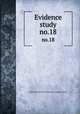 Evidence study. no.18, United States. National Recovery Administration 