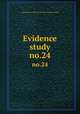 Evidence study. no.24, United States. National Recovery Administration 
