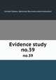Evidence study. no.39, United States. National Recovery Administration 
