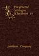 The general catalogue of Jacobson & co, Jacobson & Company 