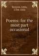 Poems: for the most part occasional, Kenyon, John, 1784-1856 