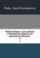 Platonis Opera: cum scholiis a Ruhnkenio collectis ad optimorum librorum .. 3, Plato, David Ruhnkenius 