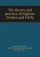 The theory and practice of hygiene (Notter and Firth), Notter, James Lane, 1843-1923,Firth, Robert Hammill, Sir, 1858-1931 