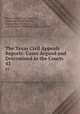 The Texas Civil Appeals Reports: Cases Argued and Determined in the Courts .. 43, Texas Court of Civil Appeals, Alexander Stuart Walker, Britain Rice Webb, Alfred Ernest Wilkinson, John A. Martin 