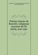Poesies latines de Rosvith: religieuse saxonne du Xe siecle, avec une ., Hrotsvitha, F. V . Vignon Retif de la Bretonne, Restif de La Bretonne 