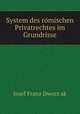 System des romischen Privatrechtes im Grundrisse, Josef Franz Dworz?ak 