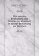 Die sakrale Bedeutung des Weines im Altertum in seiner Beziehung zur Gottheit, Kircher, Karl 